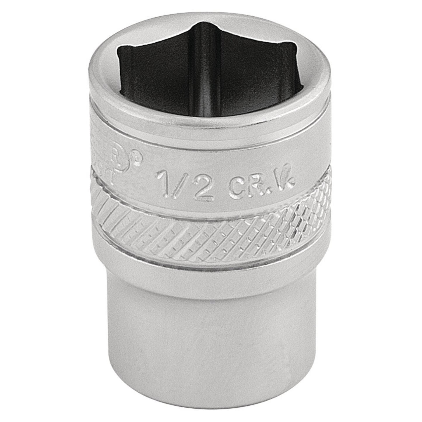 1/2" 6PT SOCKET 1/4  DR-PCKD