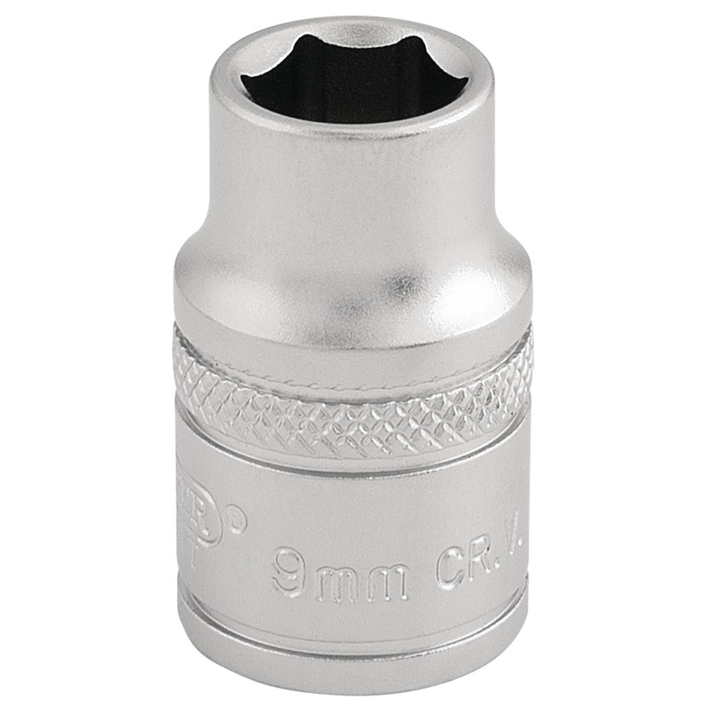 9MM 6PT SOCKET 3/8 DR-PCKD