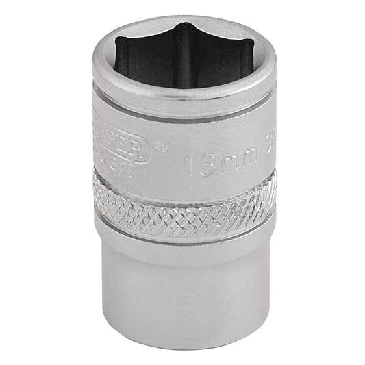 13MM 6PT SOCKET 3/8 DR-PCKD