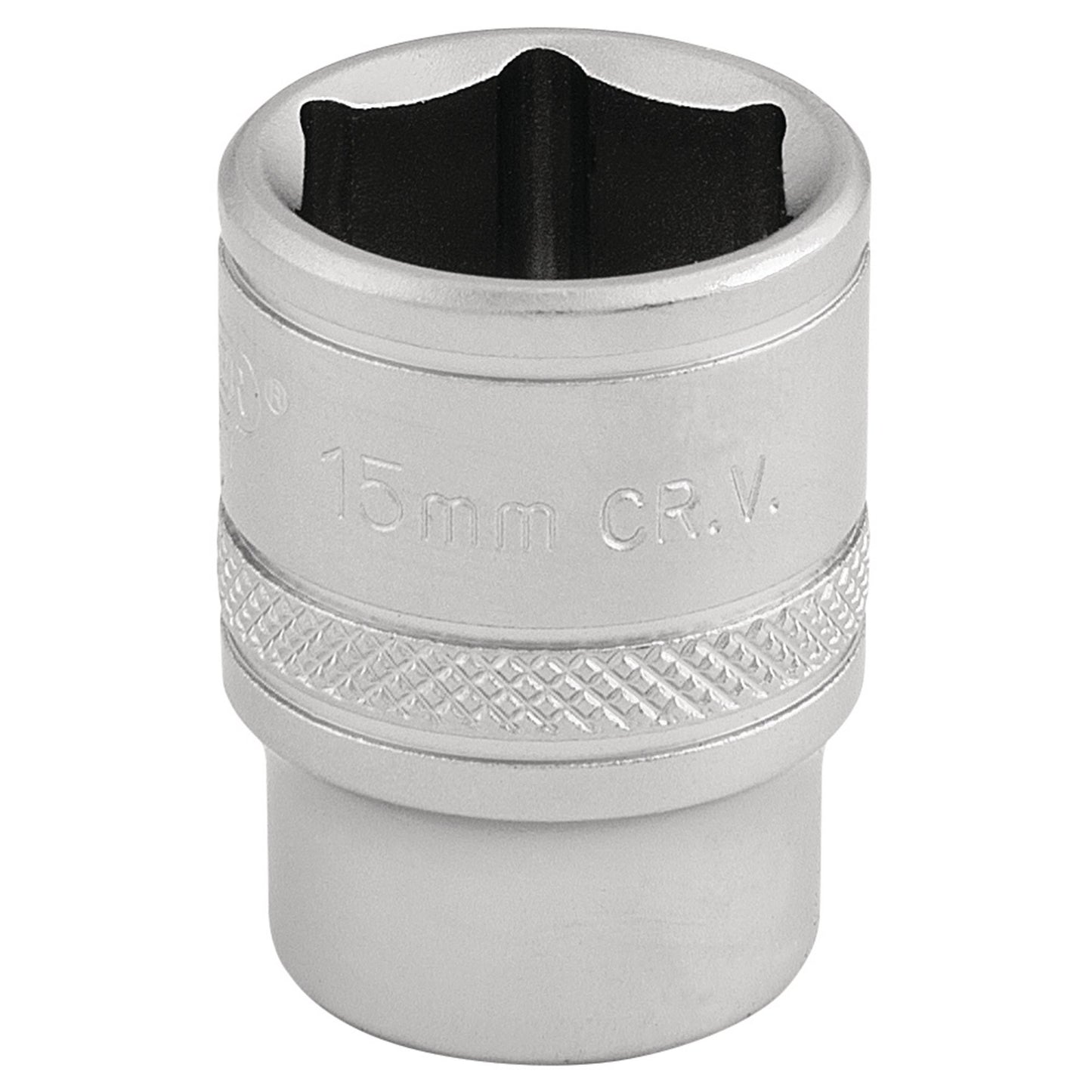 15MM 6PT SOCKET 3/8 DR-PCKD