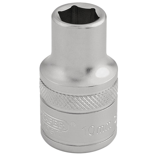 10MM 6PT SOCKET 1/2 DR-PCKD