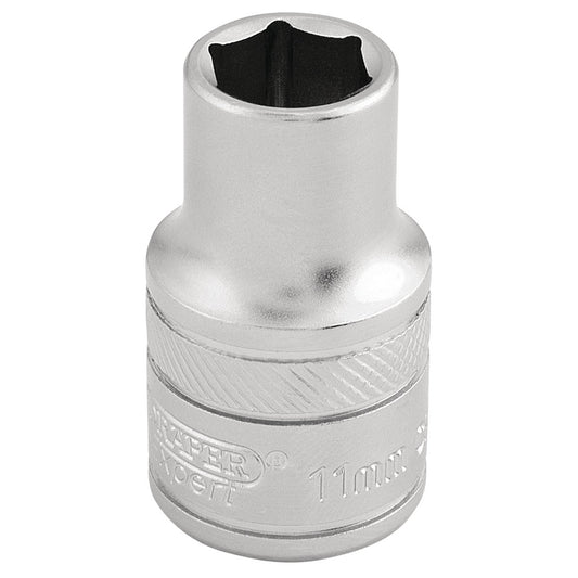 11MM 6PT SOCKET 1/2 DR-PCKD