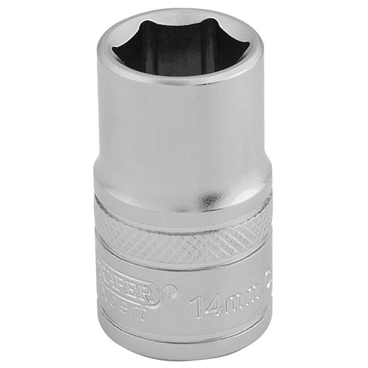 14MM 6PT SOCKET 1/2 DR-PCKD