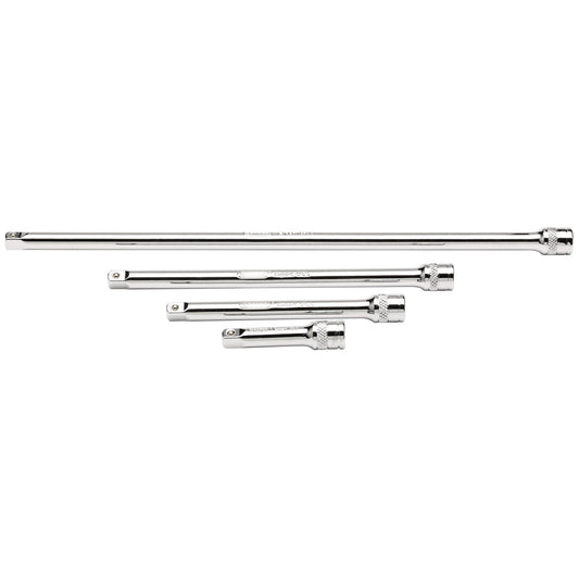 4PC 1/4" EXT BAR SET-PCKD