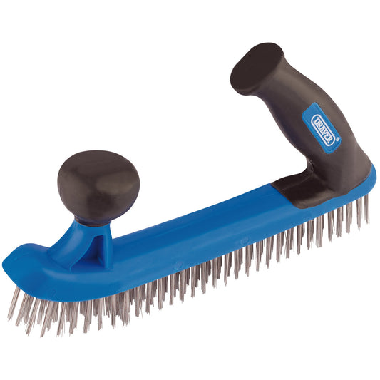 TWO HANDLED WIRE BRUSH S/STEEL