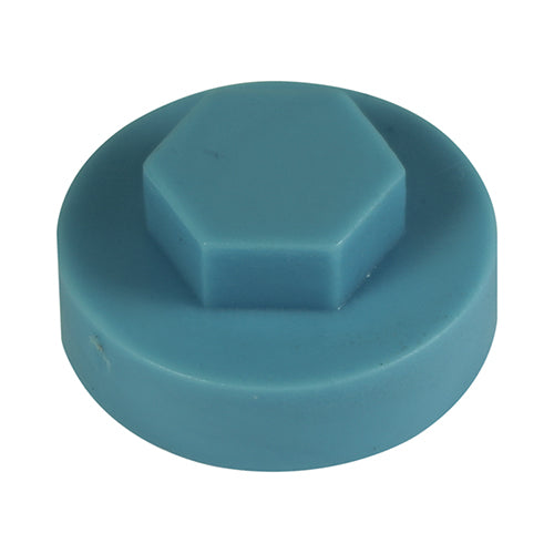 Hex Head Cover Caps - Wedgewood Blue