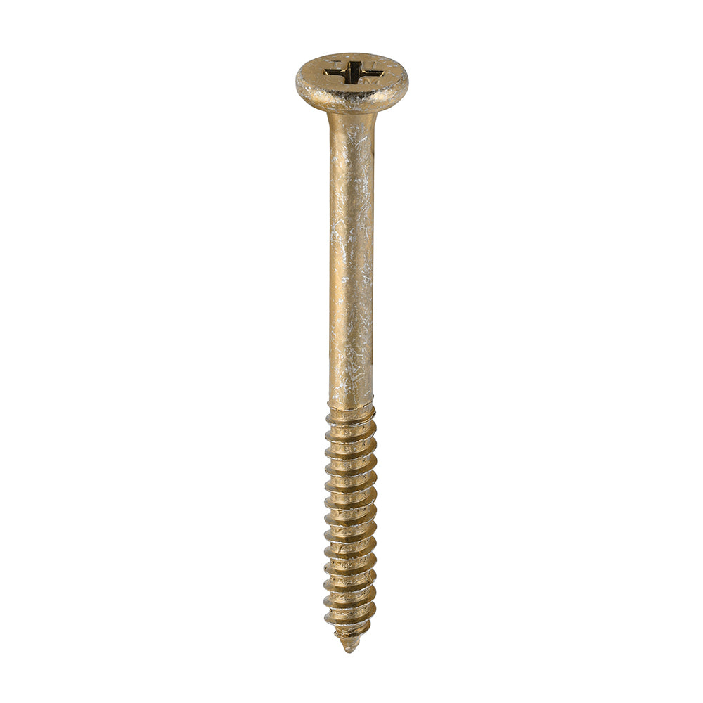 Element Screws - Shallow Pan Countersunk - PH - Self-Tapping Thread - AB Point - Yellow