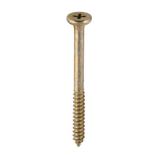 Element Screws - Shallow Pan Countersunk - PH - Self-Tapping Thread - AB Point - Yellow