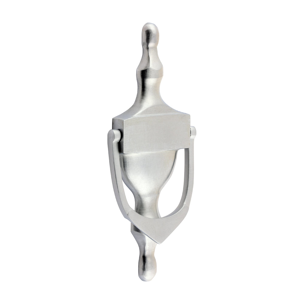 Urn Pattern Door Knocker - Satin Chrome