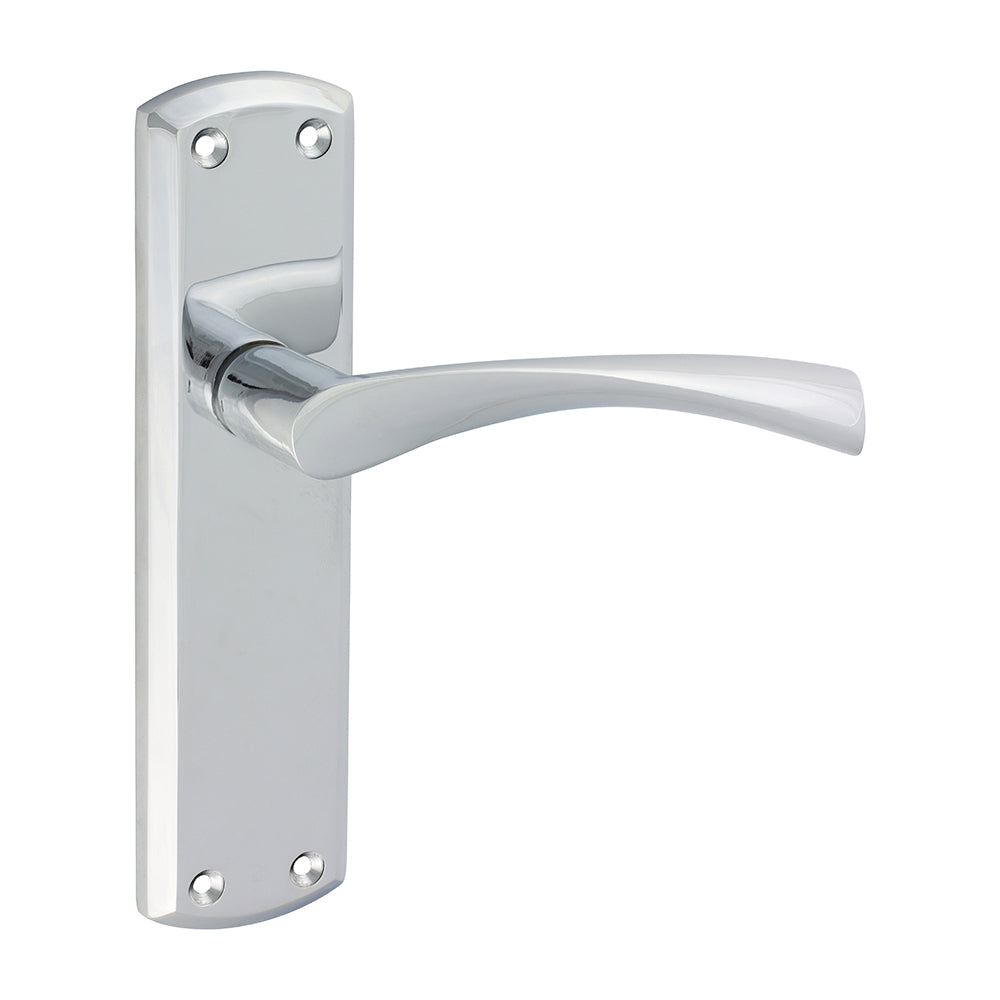 Zeta Latch Handles  - Polished Chrome