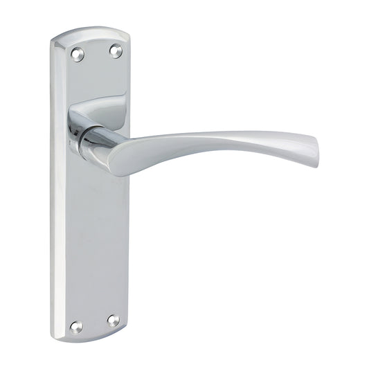 Zeta Latch Handles  - Polished Chrome