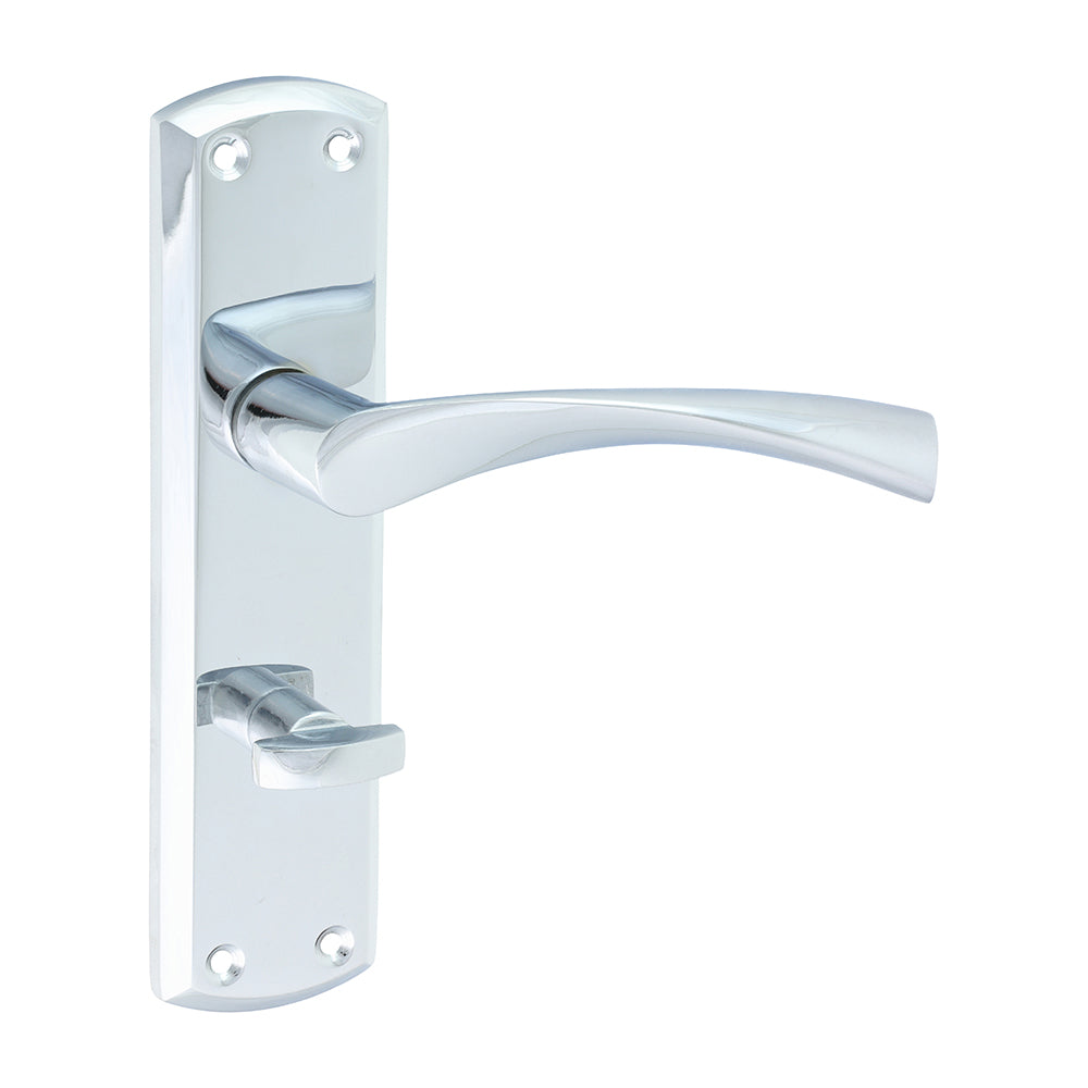 Zeta Bathroom Handles - Polished Chrome