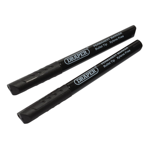 2PC MARKER PEN SET - BLACK