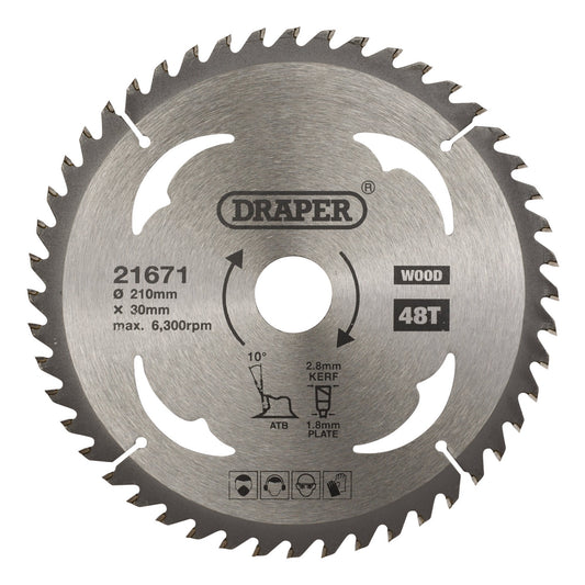 TCT SAW BLADE 210MM 48T WOOD