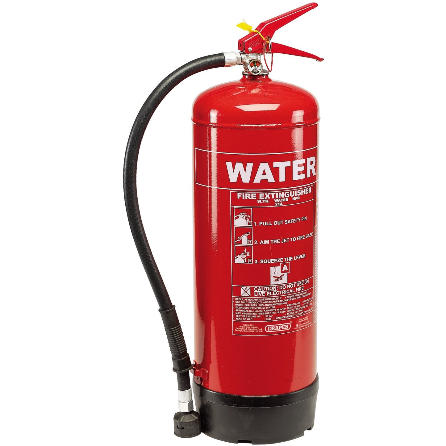 9LTR PRESSURE WATER EXTINGUIS.