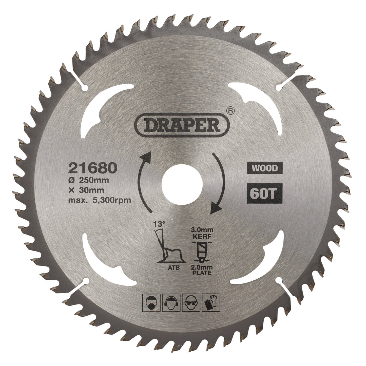 TCT SAW BLADE 250MM 60T WOOD