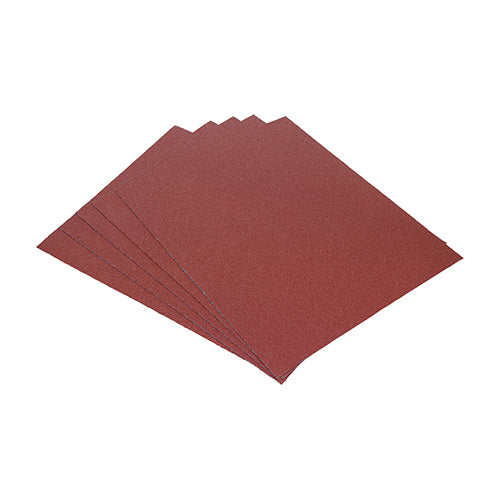 Sanding Sheets - 80 Grit - Red