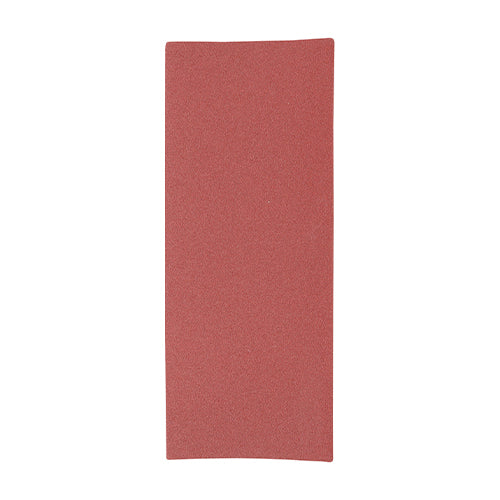 1/3 Sanding Sheets - 180 Grit - Red - Unpunched