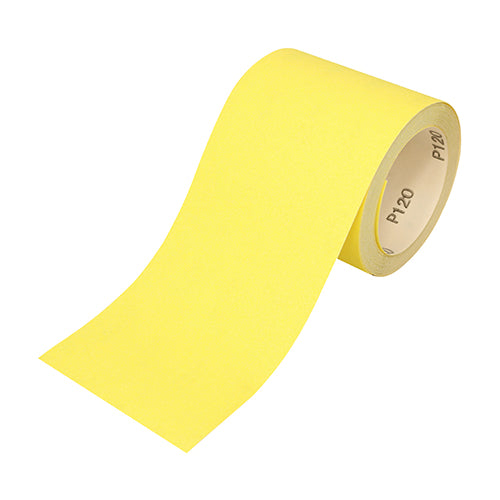 Sandpaper Roll - 120 Grit - Yellow