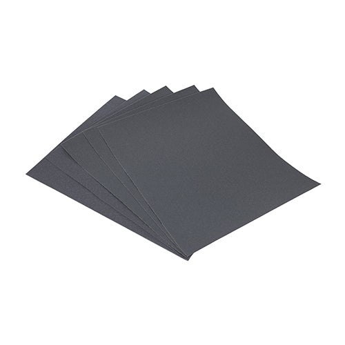 Wet & Dry Sanding Sheets - 600 Grit - Black