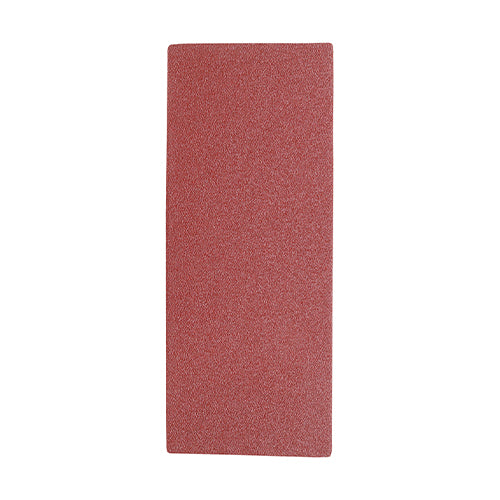 1/3 Sanding Sheets - 80 Grit - Red - Unpunched