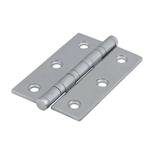 Performance Ball Race Hinge - Solid Brass - Polished Chrome