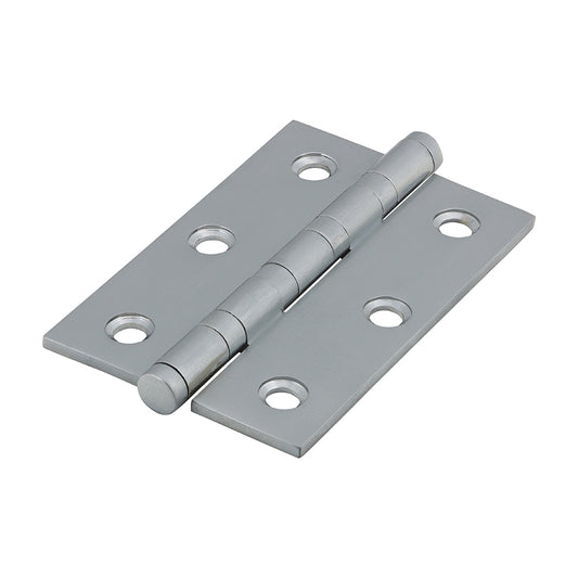 Performance Ball Race Hinge - Solid Brass - Satin Chrome