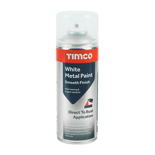 White Metal Paint - Smooth Finish