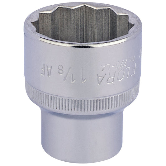 1.1/8"AF BI-HEX SOCKET 1/2"DR