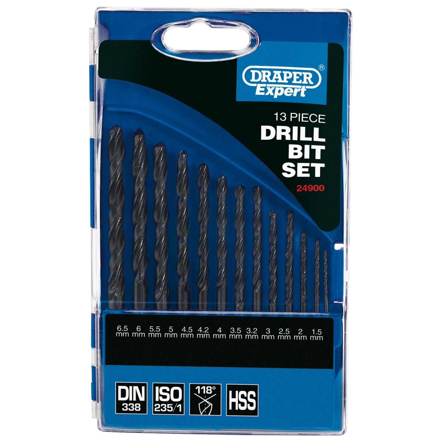 HSS DRILL SET 1.5-6.5 13PC