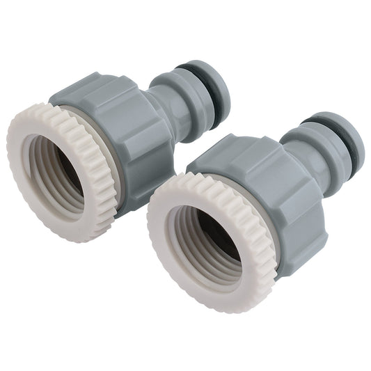 ADJ. BSP TAP CONNECTORS 2 PACK