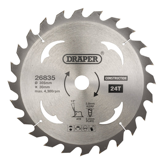 TCT SAW BLADE 305MM 24T CONS