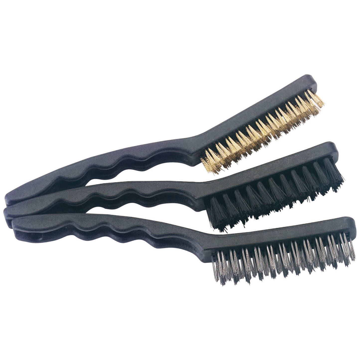 WIRE/NYLON BRUSH SET 3PC 230MM