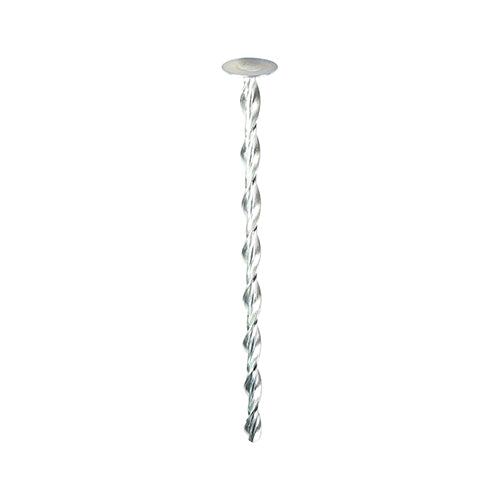 Helical Flat Roof Fixing - Zinc