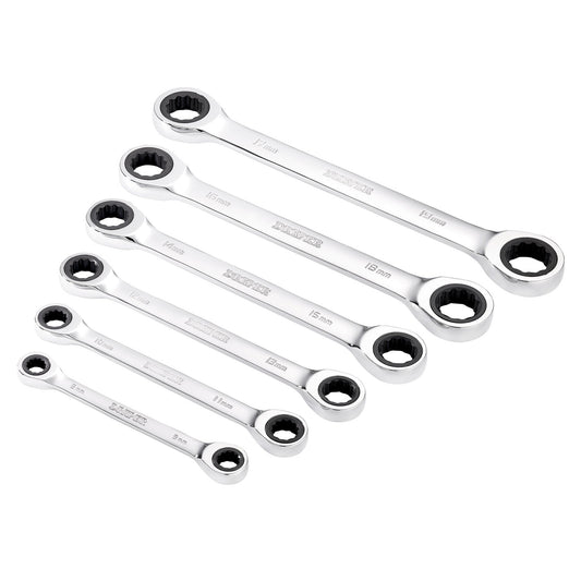 6PC RATCHET RING SPANNER SET