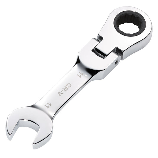 11MM STUBBY FLEX RACT. SPANNER