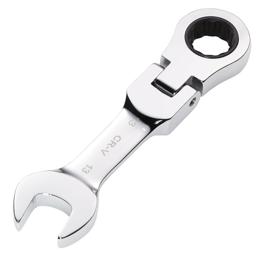 13MM STUBBY FLEX RACT. SPANNER