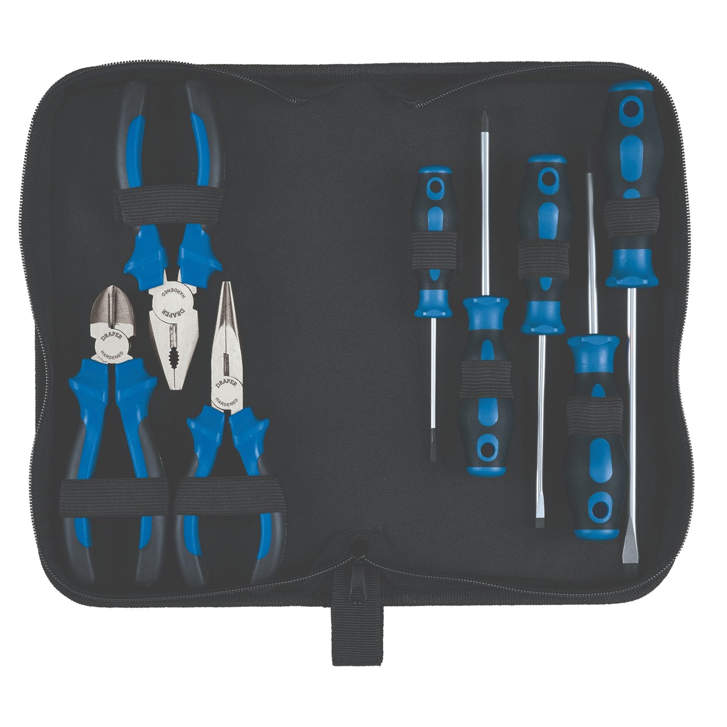 8PC SCREWDRIVER & PLIER SET