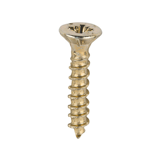 Velocity Premium Multi-Use Screws - PZ - Double Countersunk - Yellow