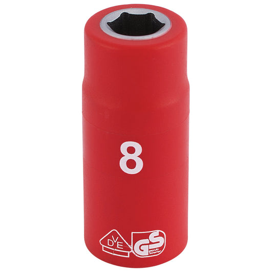 8MM VDE 1/4" INSUL. SOCKET