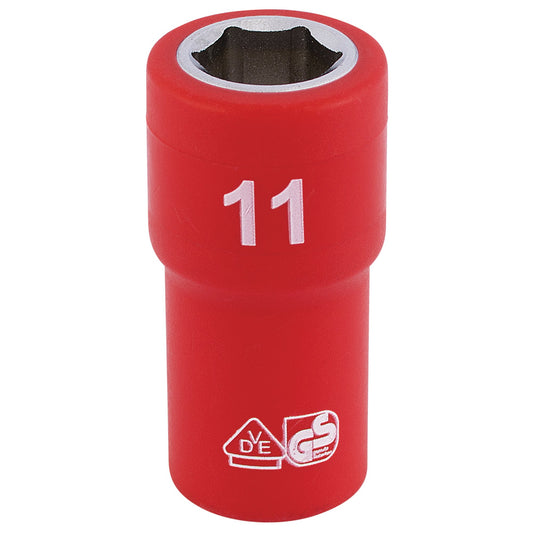 11MM VDE 1/4" INSUL. SOCKET