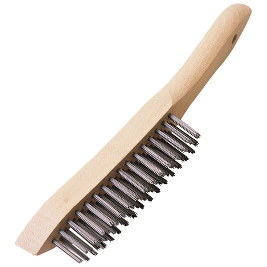 H/DUTY WIRE SCRATCH BRUSH 4ROW
