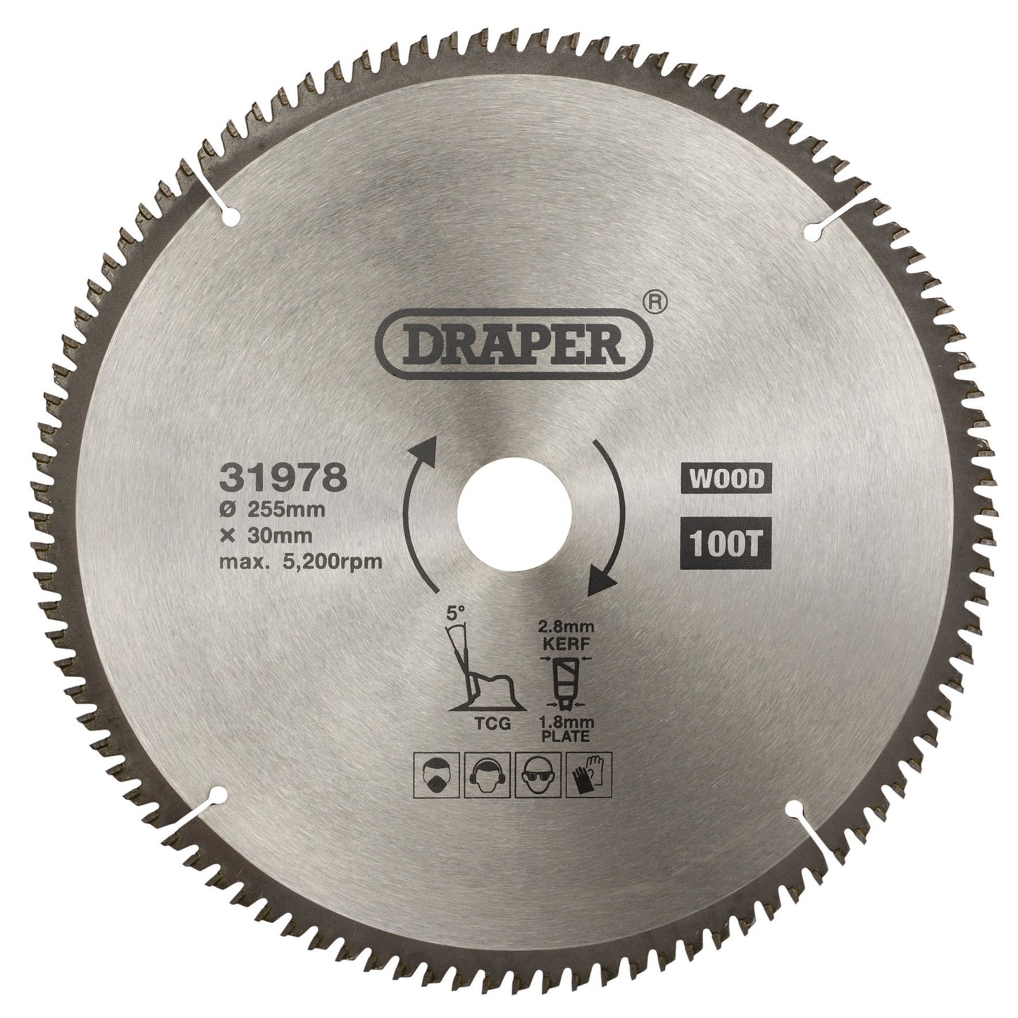 TCT SAW BLADE 255MM 100T TCG