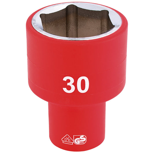 30MM VDE 1/2" INSUL. SOCKET