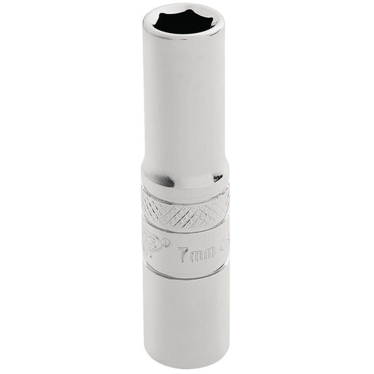 7 MM DEEP SOCKET 1/4 DR-PCKD