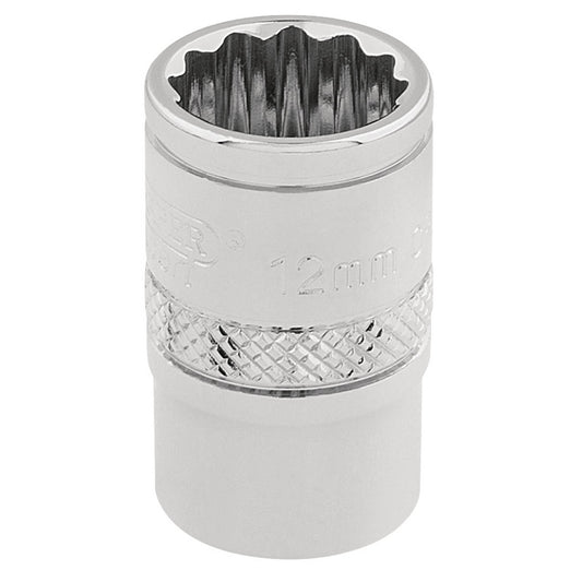 12MM 12POINT SOCKET 3/8DR-PCKD