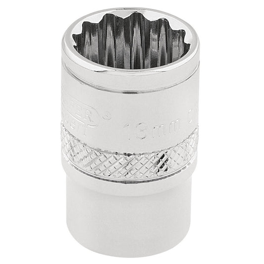 13MM 12POINT SOCKET 3/8DR-PCKD