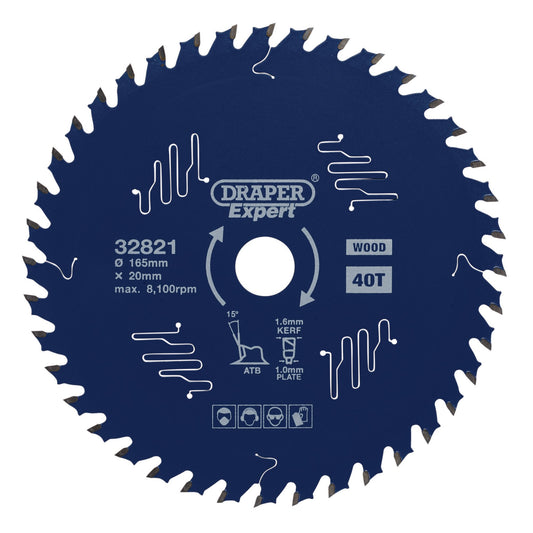 TCT SAW BLADE 165MM 40T