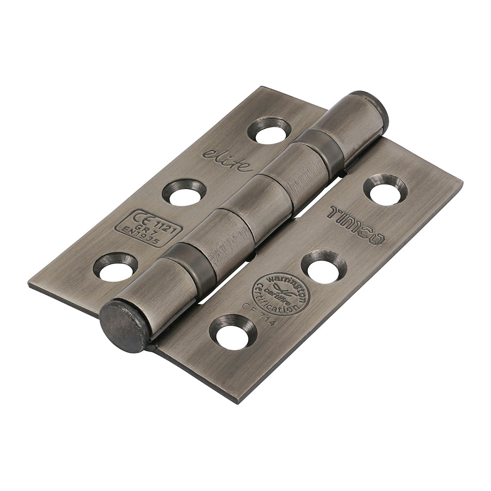 Grade 7 Fire Door Hinges - Antique Brass