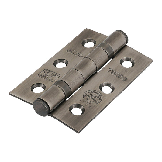 Grade 7 Fire Door Hinges - Antique Brass